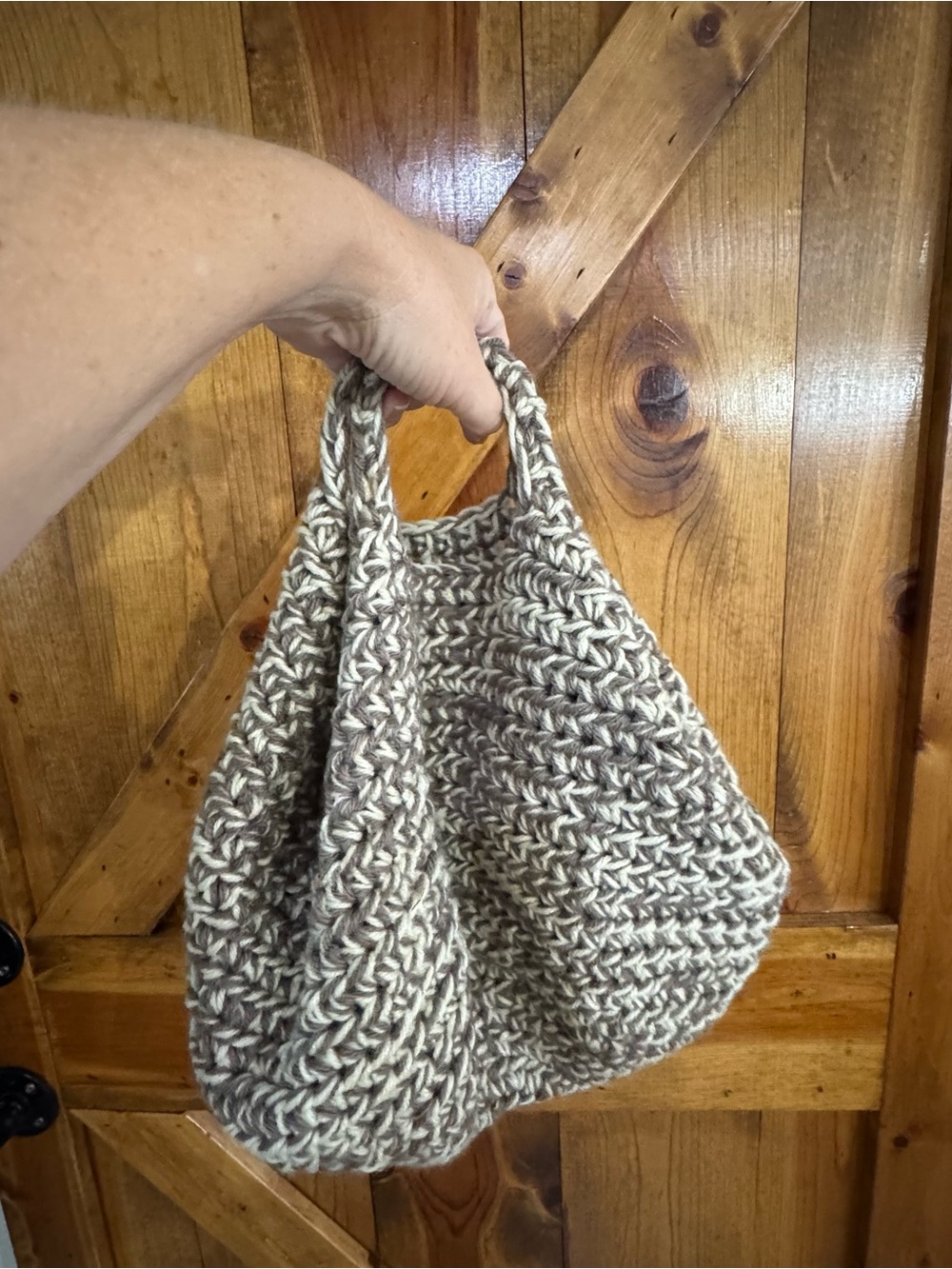 Crochet handbag